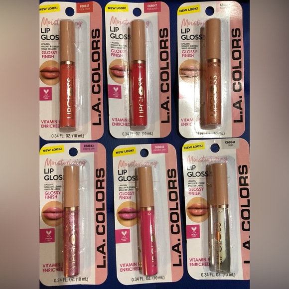 3pack assorted moisturizing vitamin E enriched glossy finish lip glosses new - Picture 11 of 16